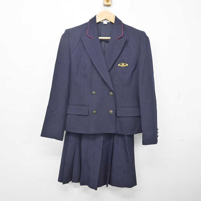 【中古】東京都  早稲田実業学校 中・高等部 女子制服 2点 (ブレザー・スカート) sf082135