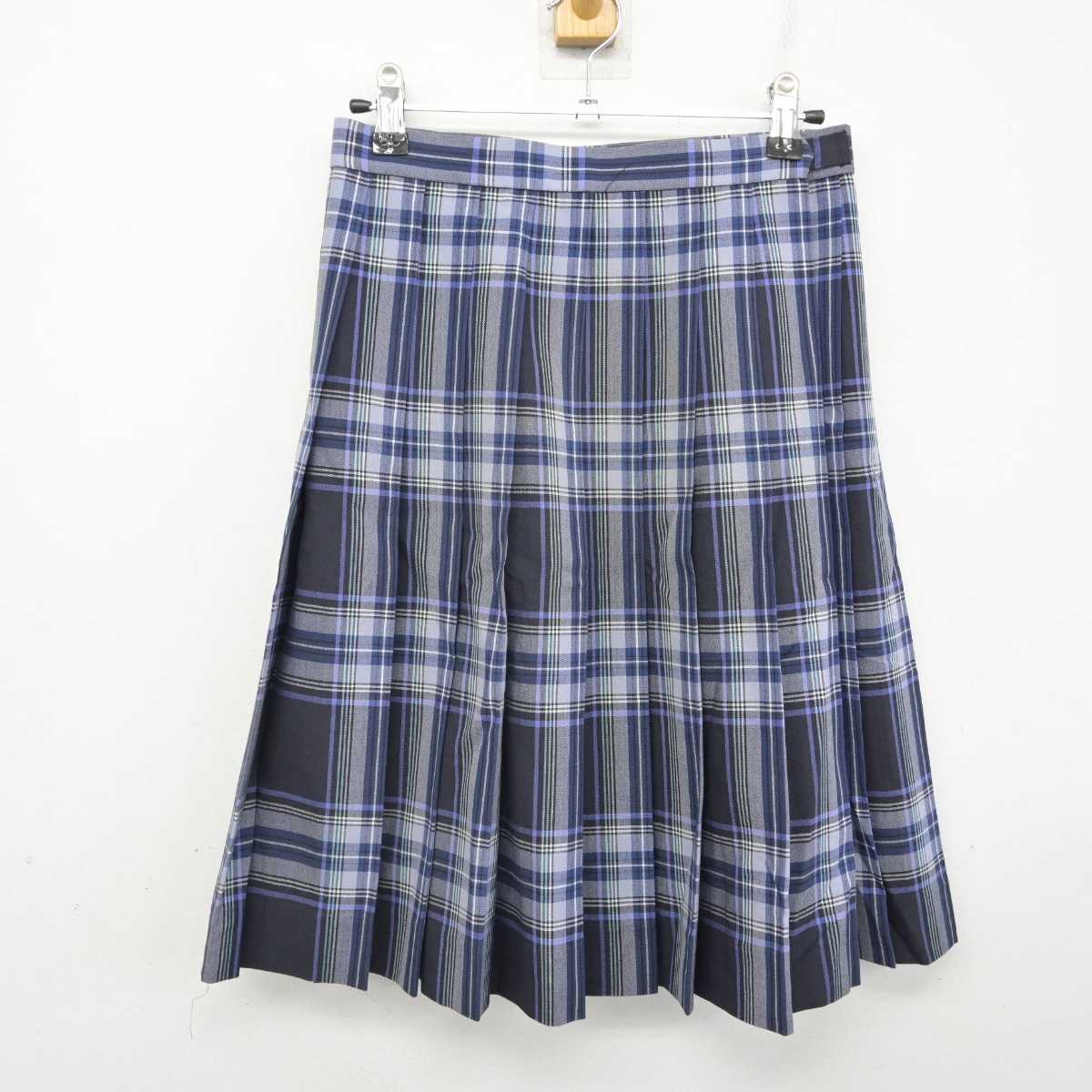 中古】東京都 大森学園高等学校 女子制服 2点 (シャツ・スカート