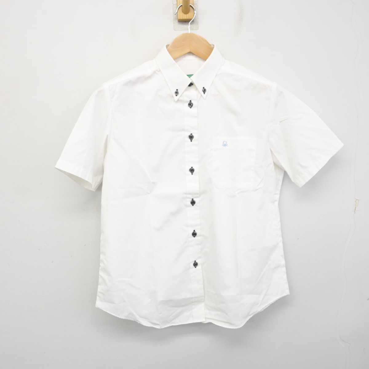 【中古】千葉県 野田鎌田学園高等専修学校 女子制服 2点 (シャツ・スカート) sf082172