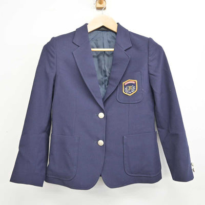【中古】京都府 西ノ京中学校 女子制服 2点 (ブレザー・スカート) sf082190