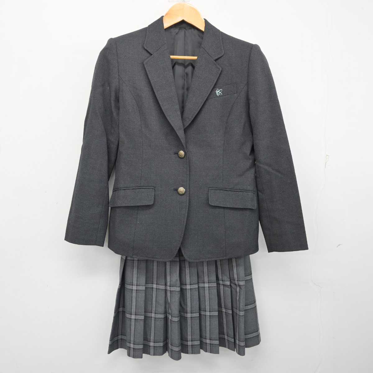 【中古】東京都 神田女学園中学校 女子制服 2点 (ブレザー・スカート) sf082193