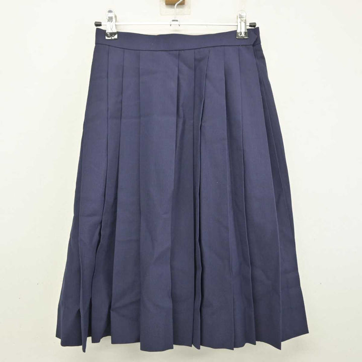 中古】栃木県 真岡女子高等学校 女子制服 4点 (ニット