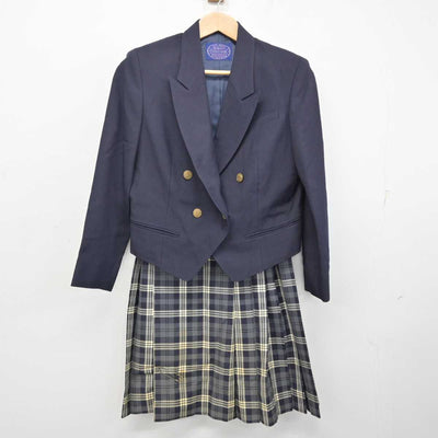 【中古】東京都 大山高等学校/旧制服 女子制服 3点 (ブレザー・スカート・ズボン) sf082200