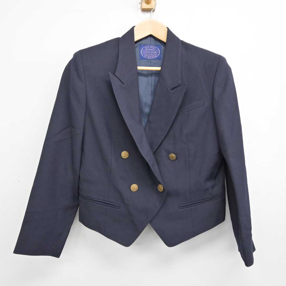 【中古】東京都 大山高等学校/旧制服 女子制服 3点 (ブレザー・スカート・ズボン) sf082200