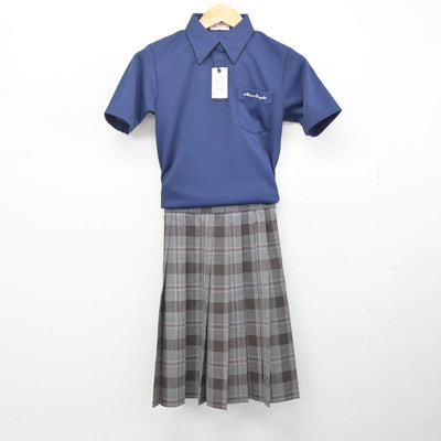 【中古】大阪府 あべの翔学高等学校 女子制服 3点 (シャツ・スカート) sf082266