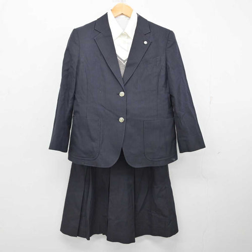 中古】北海道 北海道幕別清陵高等学校 女子制服 4点 (ブレザー・ニット・スカート) sf047890 | 中古制服通販パレイド