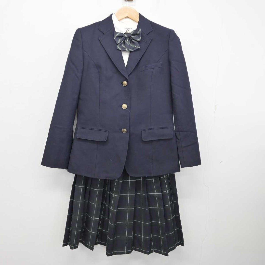 【中古】大阪府 清明学院高等学校 女子制服 4点 (ブレザー・シャツ・スカート) sf082346