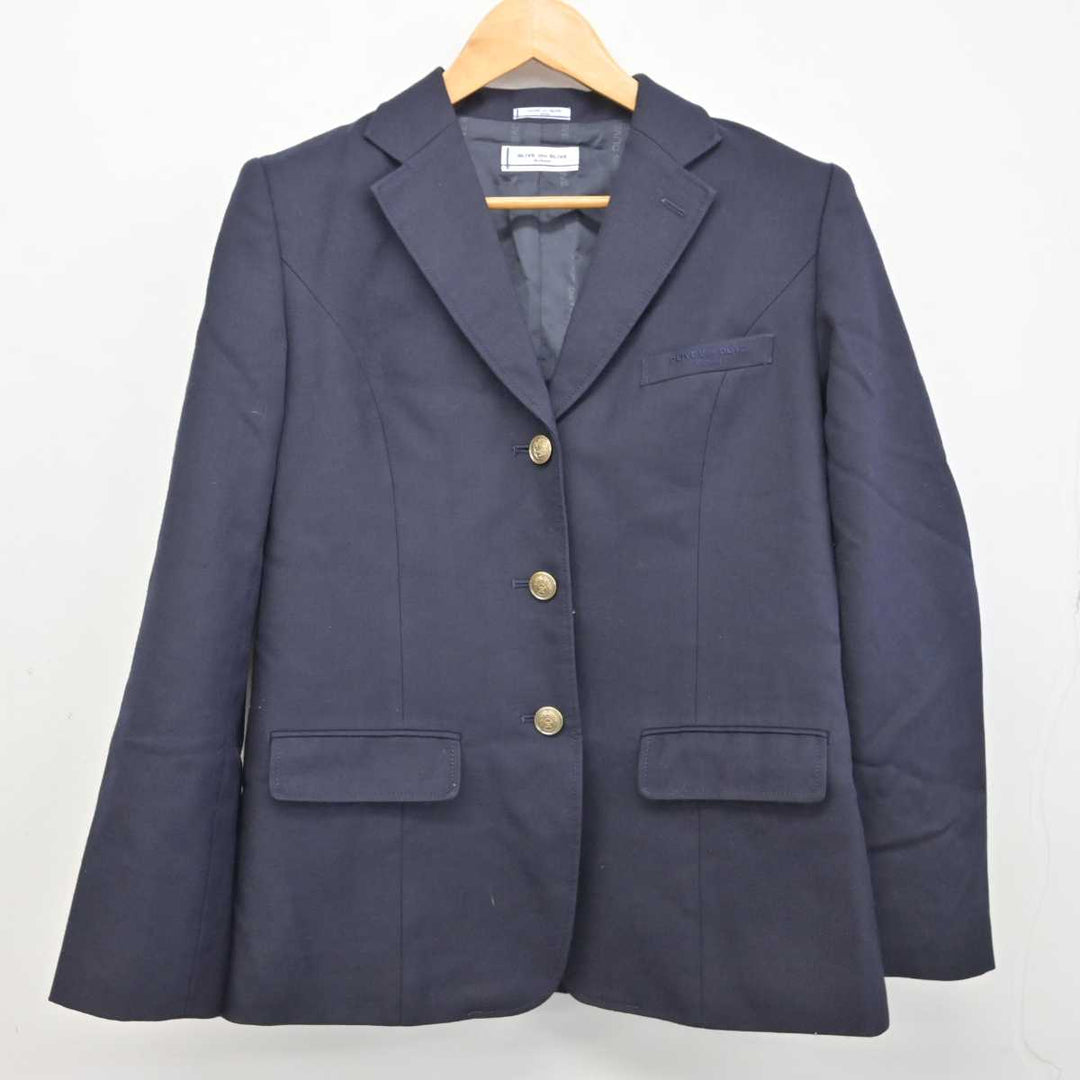 【中古】大阪府 清明学院高等学校 女子制服 4点 (ブレザー・シャツ・スカート) sf082346