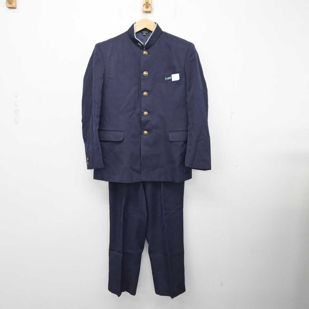 【新品未使用】福岡市内中学男子 制服ズボン 中古】福岡県 門司中学校 男子制服 3点 (ブレザー・ズボン