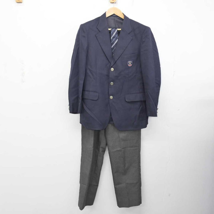 千葉県立犢橋高校 男子制服 中古品 中古】千葉県 犢橋高等学校 男子制服 3点 (ブレザー・ズボン) sf082414