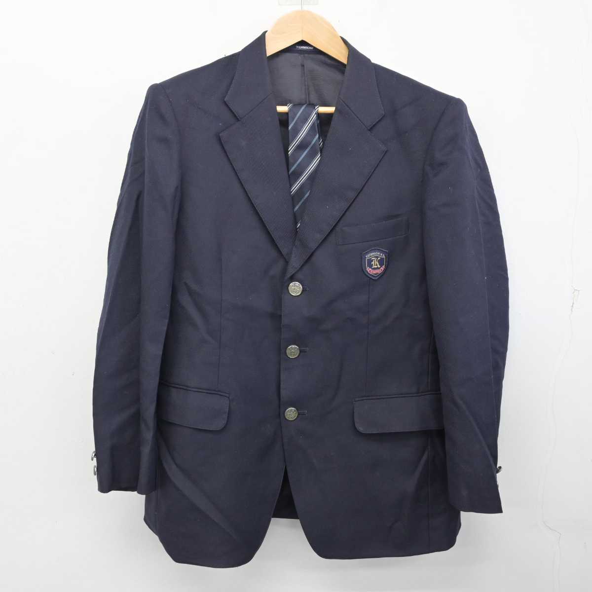 千葉県立犢橋高校 男子制服 中古品 中古】千葉県 犢橋高等学校 男子制服 3点 (ブレザー・ズボン) sf082414