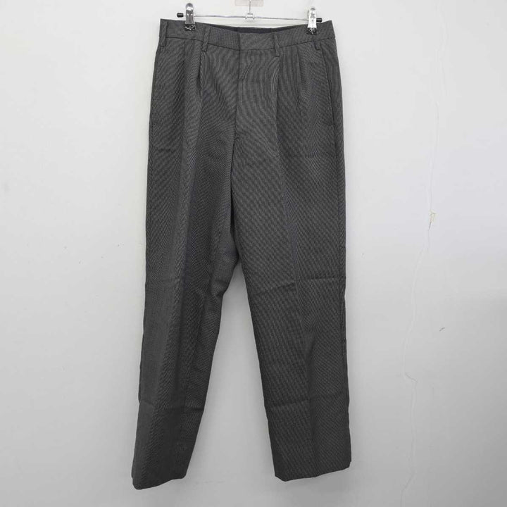中古】千葉県 犢橋高等学校 男子制服 3点 (ブレザー・ズボン) sf082414