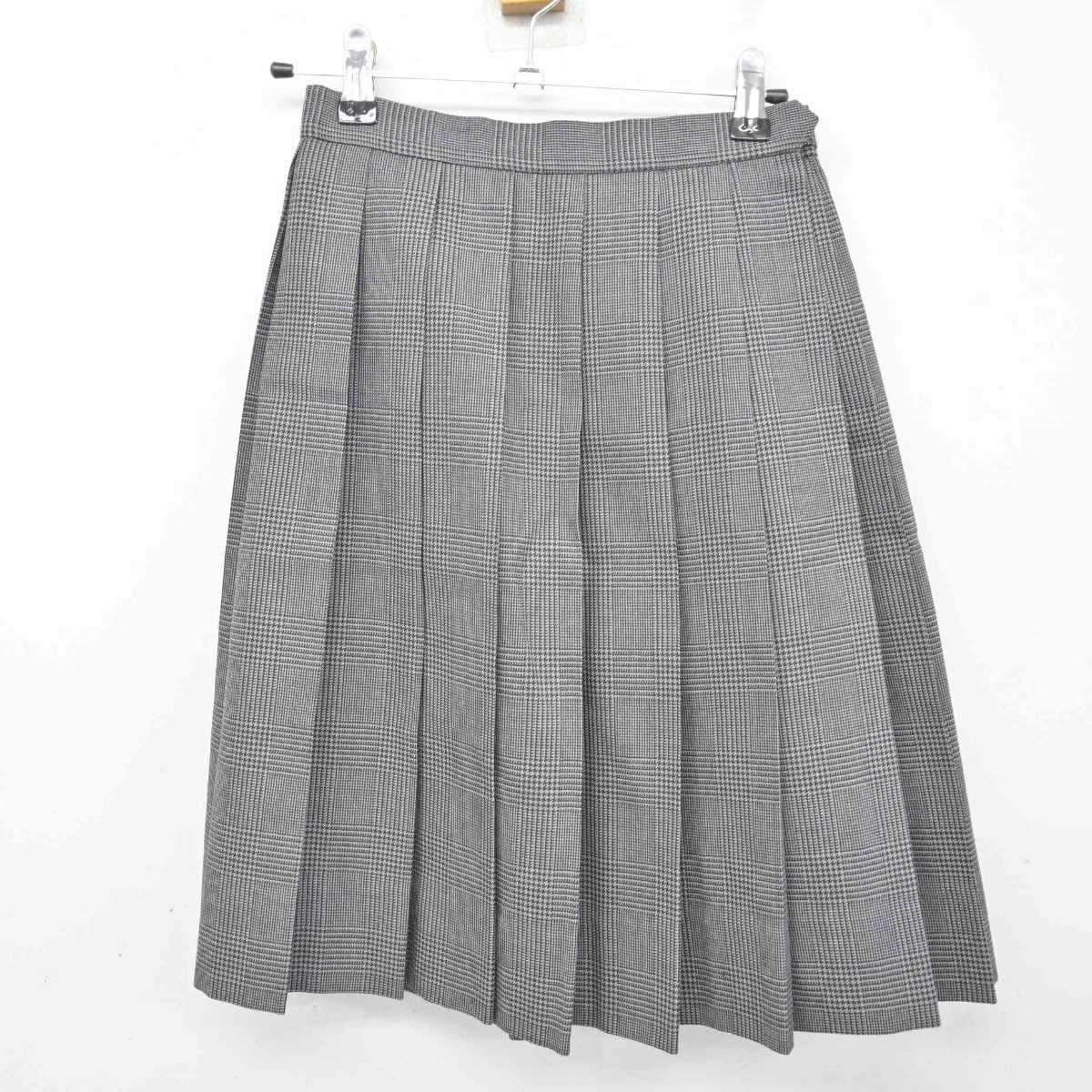 【中古】熊本県 鹿本商工高等学校 女子制服 4点 (ブレザー・ベスト・スカート) sf082469