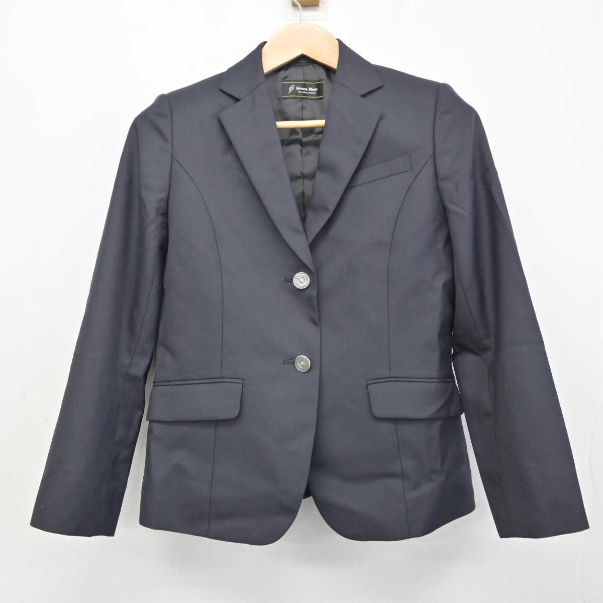 【中古】 ヒューマンキャンパス高等学校 女子制服 4点 (ブレザー・シャツ・スカート) sf082509