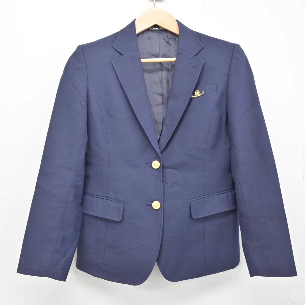中古】東京都 調布南高等学校 女子制服 3点 (ブレザー・スカート