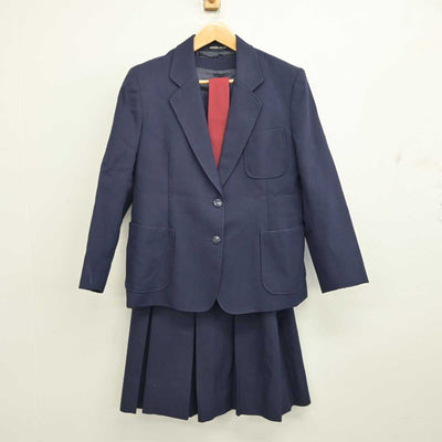 【中古】東京都 東大和市立第四中学校 女子制服 4点 (ブレザー・ベスト・スカート) sf082533