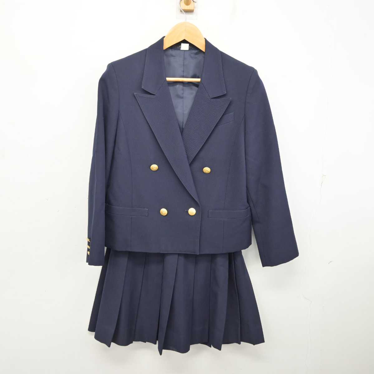 【中古】東京都 中央大学杉並高等学校 女子制服 2点 (ブレザー・スカート) sf082584