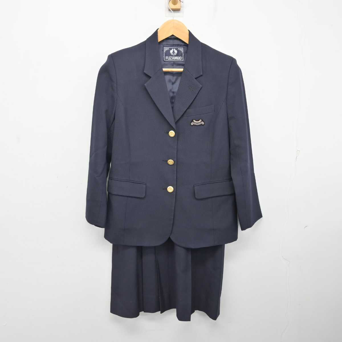 【中古】東京都 日本大学櫻丘高等学校 女子制服 3点 (ブレザー・ニット・スカート) sf082585