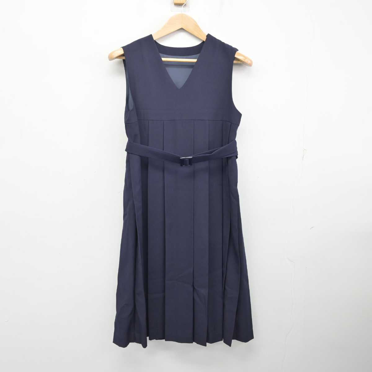 【中古】兵庫県 雲雀丘学園高等学校 女子制服 3点 (ブレザー・ジャンパースカート) sf082591