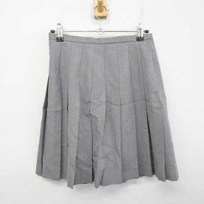 【中古】福島県 大笹生学園 女子制服 3点 (ニット・スカート) sf082593