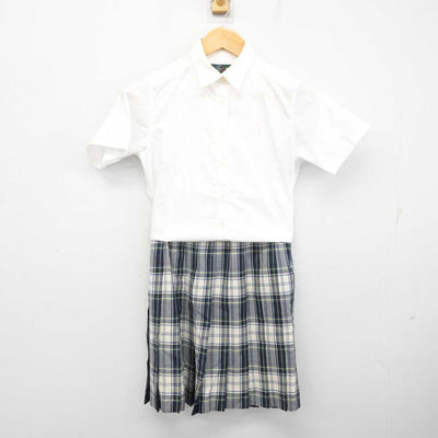 【中古】福島県 大笹生学園 女子制服 3点 (シャツ・スカート) sf082594