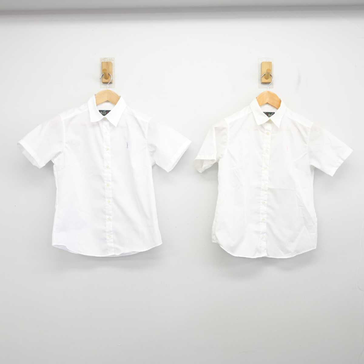 【中古】福島県 大笹生学園 女子制服 3点 (シャツ・スカート) sf082594