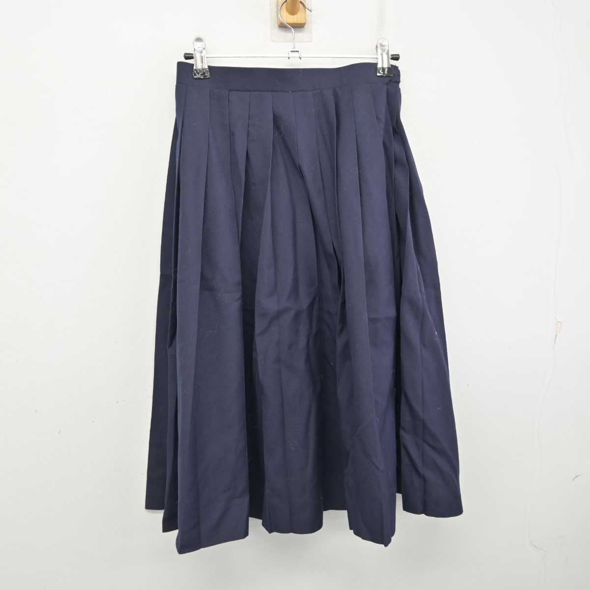 【中古】栃木県 足利市立山辺中学校 女子制服 4点 (ブレザー・ベスト・シャツ・スカート) sf082595