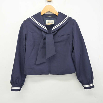 【中古】北海道 稚内東中学校/旧制服 女子制服 3点 (セーラー服・スカート) sf082598