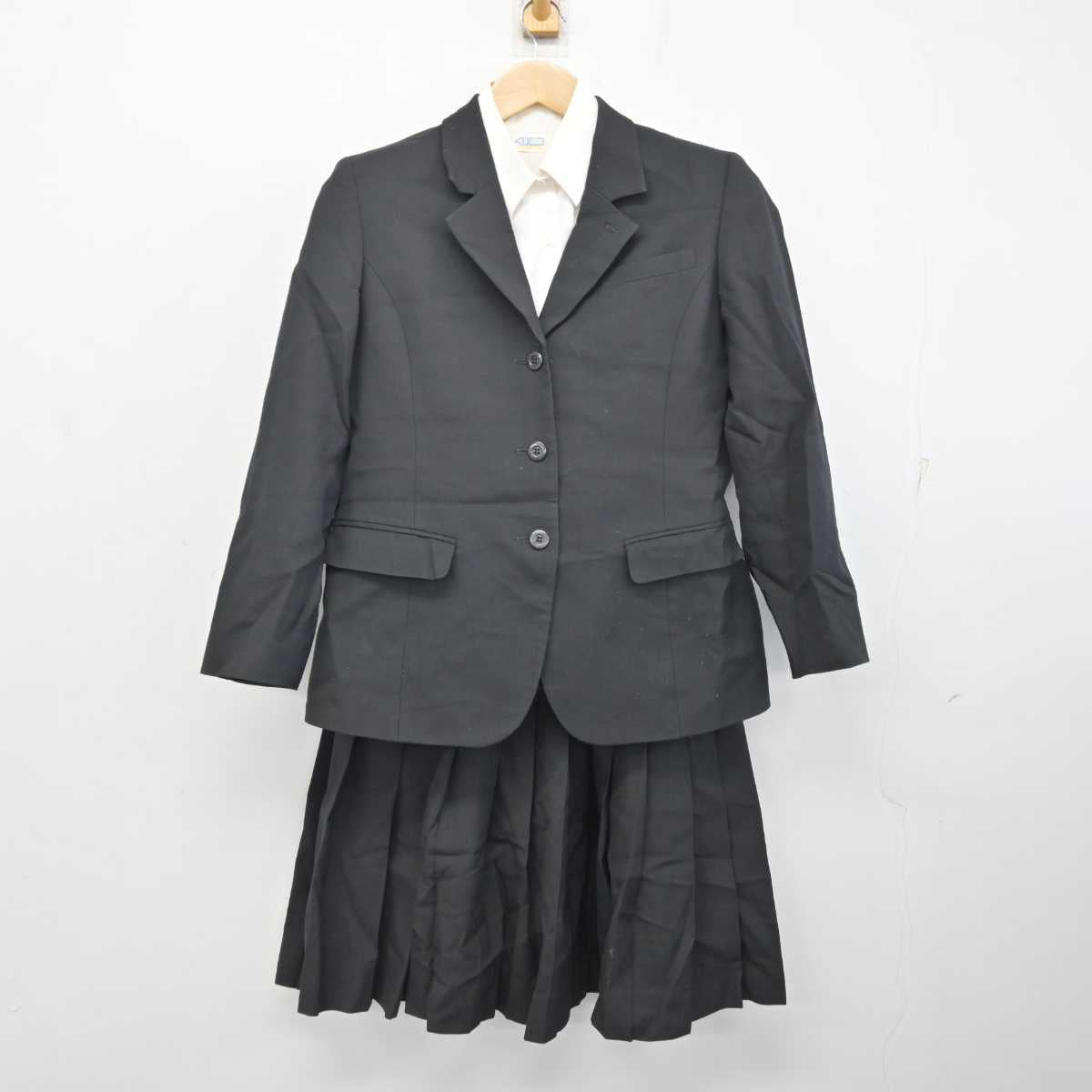 【中古】愛知県 新居浜商業高等学校 女子制服 3点 (ブレザー・シャツ・スカート) sf082600