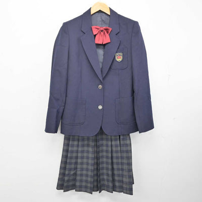 【中古】群馬県 桐生工業高等学校 女子制服 4点 (ブレザー・ベスト・スカート) sf082617