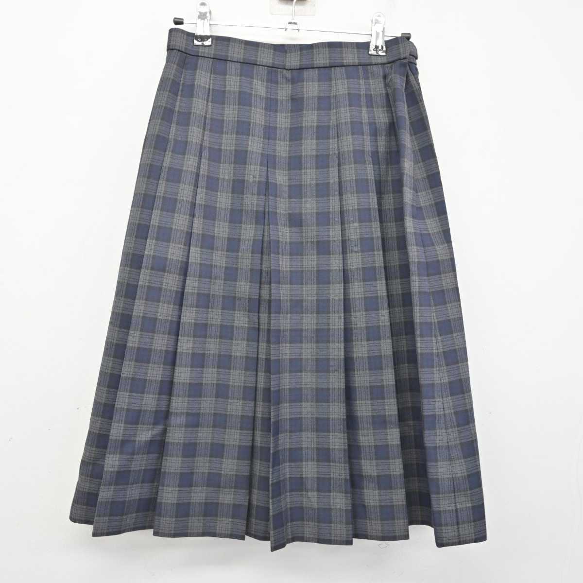 【中古】群馬県 桐生工業高等学校 女子制服 4点 (ブレザー・ベスト・スカート) sf082617