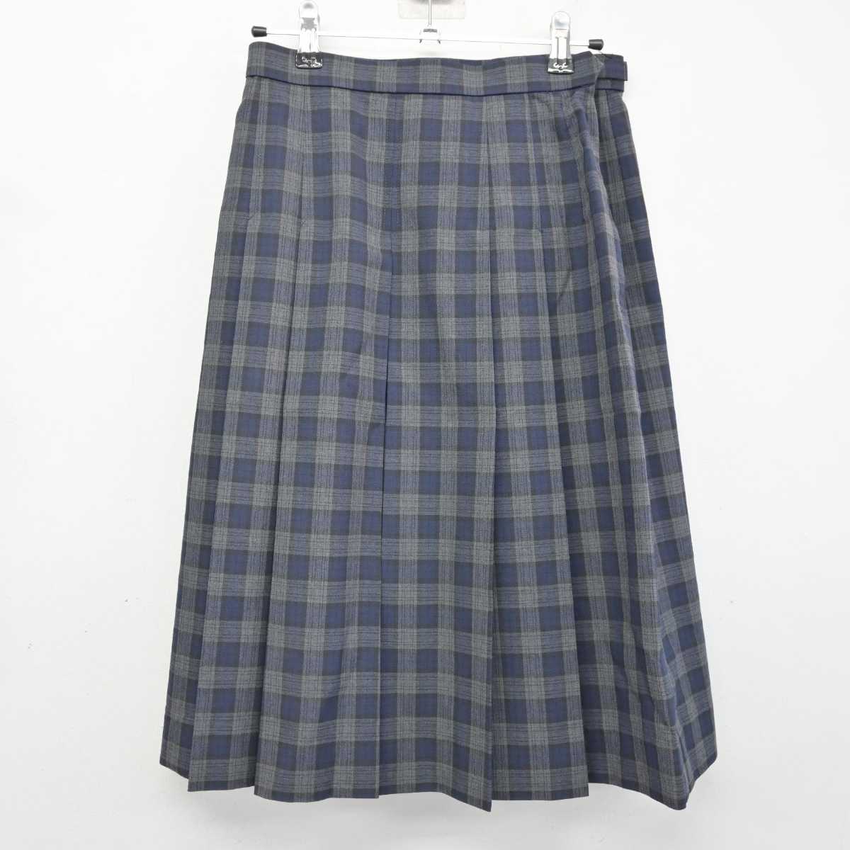 【中古】群馬県 桐生工業高等学校 女子制服 2点 (ベスト・スカート) sf082618