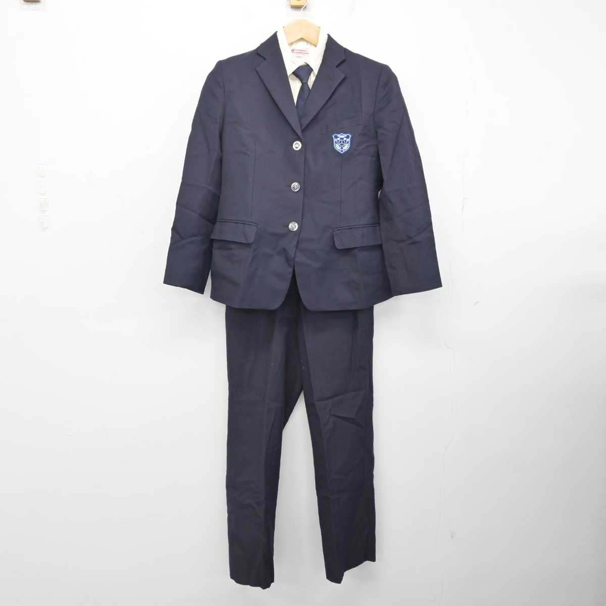 【中古】東京都 トキワ松学園中学校高等学校 女子制服 5点 (ブレザー・ニット・シャツ・ズボン) sf082622