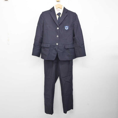 【中古】東京都 トキワ松学園中学校高等学校 女子制服 5点 (ブレザー・ニット・シャツ・ズボン) sf082622