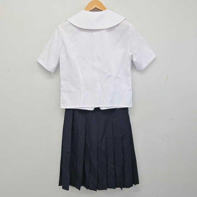 【中古】大阪府 プール学院中学校・高等学校 女子制服 2点 (ブラウス・スカート) sf082628