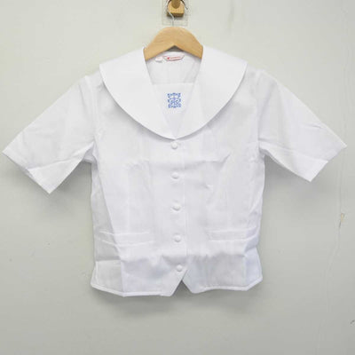 【中古】大阪府 プール学院中学校・高等学校 女子制服 2点 (ニット・ブラウス) sf082629