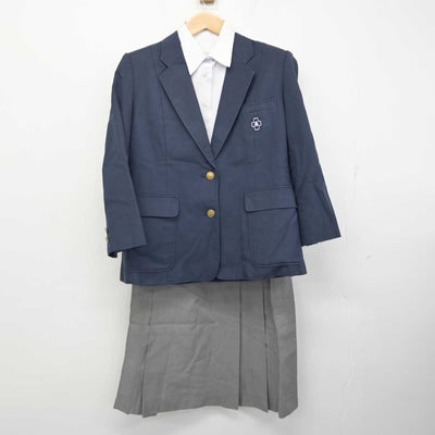 【中古】広島県 武田中学校・武田高等学校 女子制服 3点 (ブレザー・シャツ・スカート) sf082632