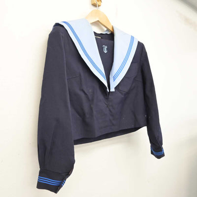 【中古】大阪府 富秋中学校 女子制服 1点 (セーラー服) sf082638