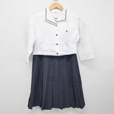 【中古】広島県 武田高等学校 女子制服 2点 (ブラウス・スカート) sf082640