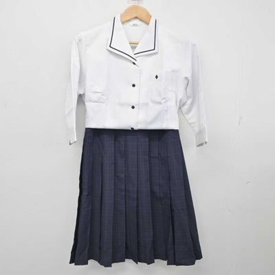 【中古】広島県 武田高等学校 女子制服 2点 (ブラウス・スカート) sf082641