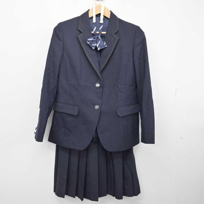 【中古】埼玉県 小川高等学校 女子制服 4点 (ブレザー・ベスト・スカート) sf082654