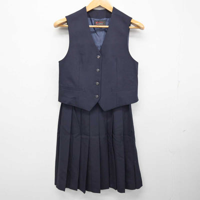 【中古】埼玉県 小川高等学校 女子制服 4点 (ブレザー・ベスト・スカート) sf082654