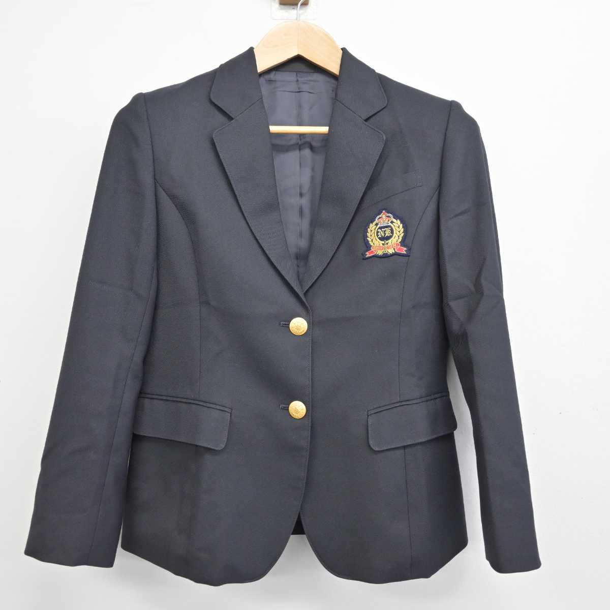 【中古】新潟県 新潟向陽高等学校 女子制服 2点 (ブレザー・スカート) sf082656