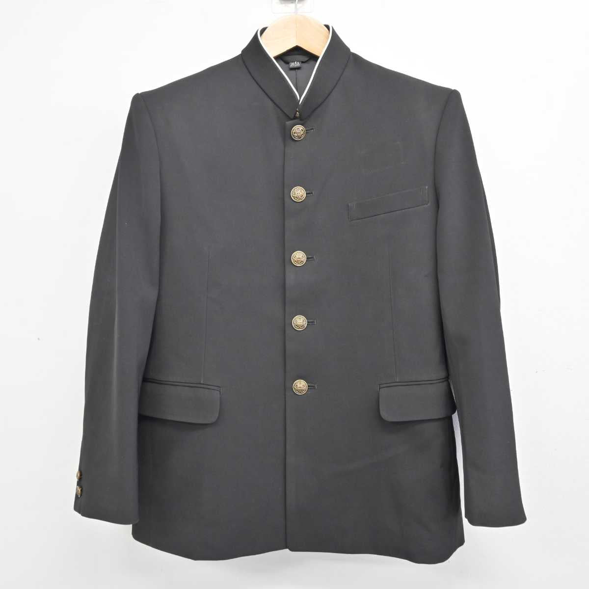 【中古】新潟県 早通中学校 男子制服 3点 (学ラン・ズボン) sf082659