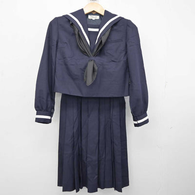 【中古】熊本県 熊本県立第一高等学校 女子制服 3点 (セーラー服・ジャンパースカート) sf082661