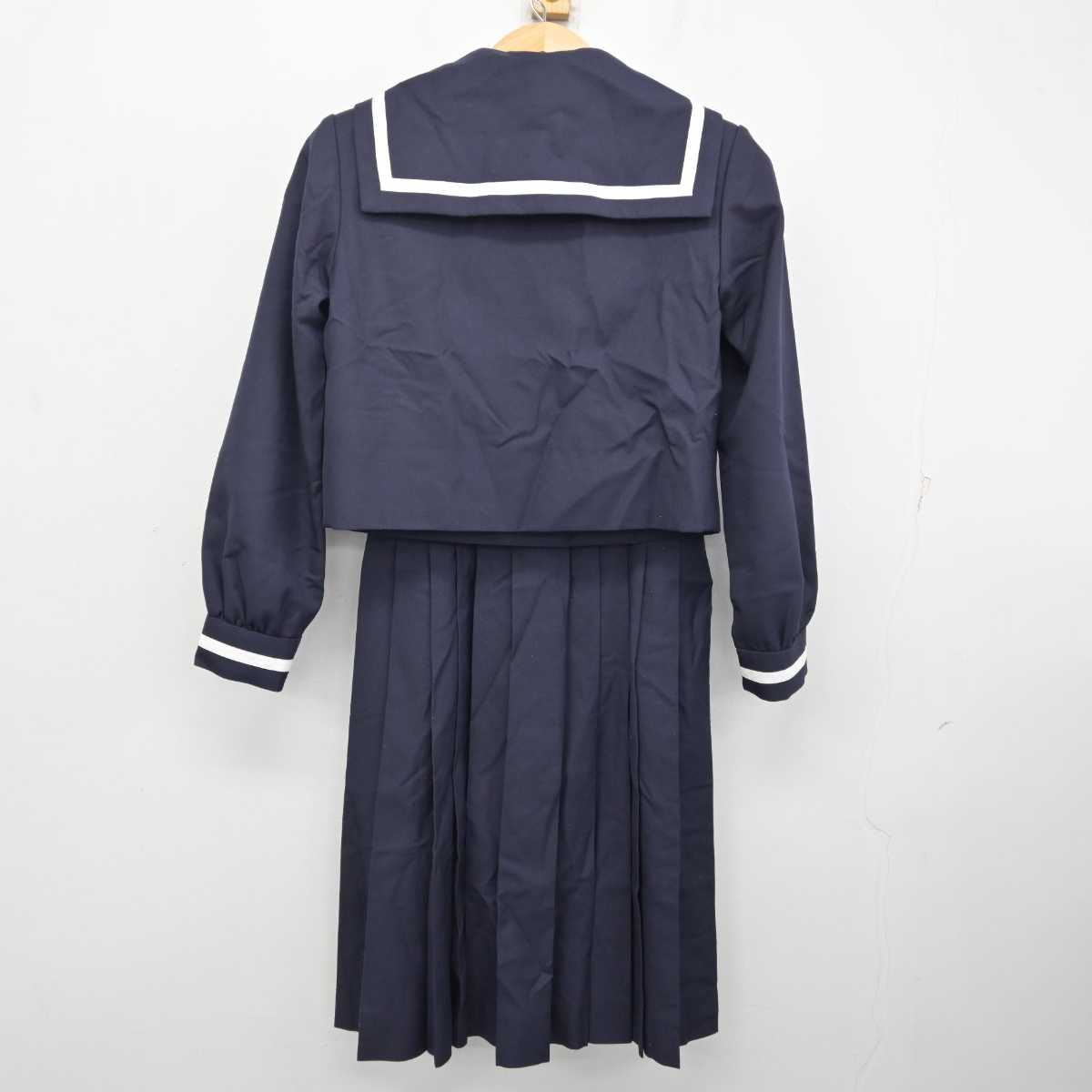 【中古】熊本県 熊本県立第一高等学校 女子制服 3点 (セーラー服・ジャンパースカート) sf082661