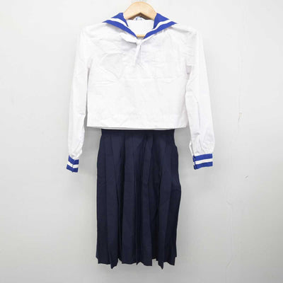 【中古】熊本県 熊本県立第一高等学校 女子制服 5点 (セーラー服・スカート) sf082662