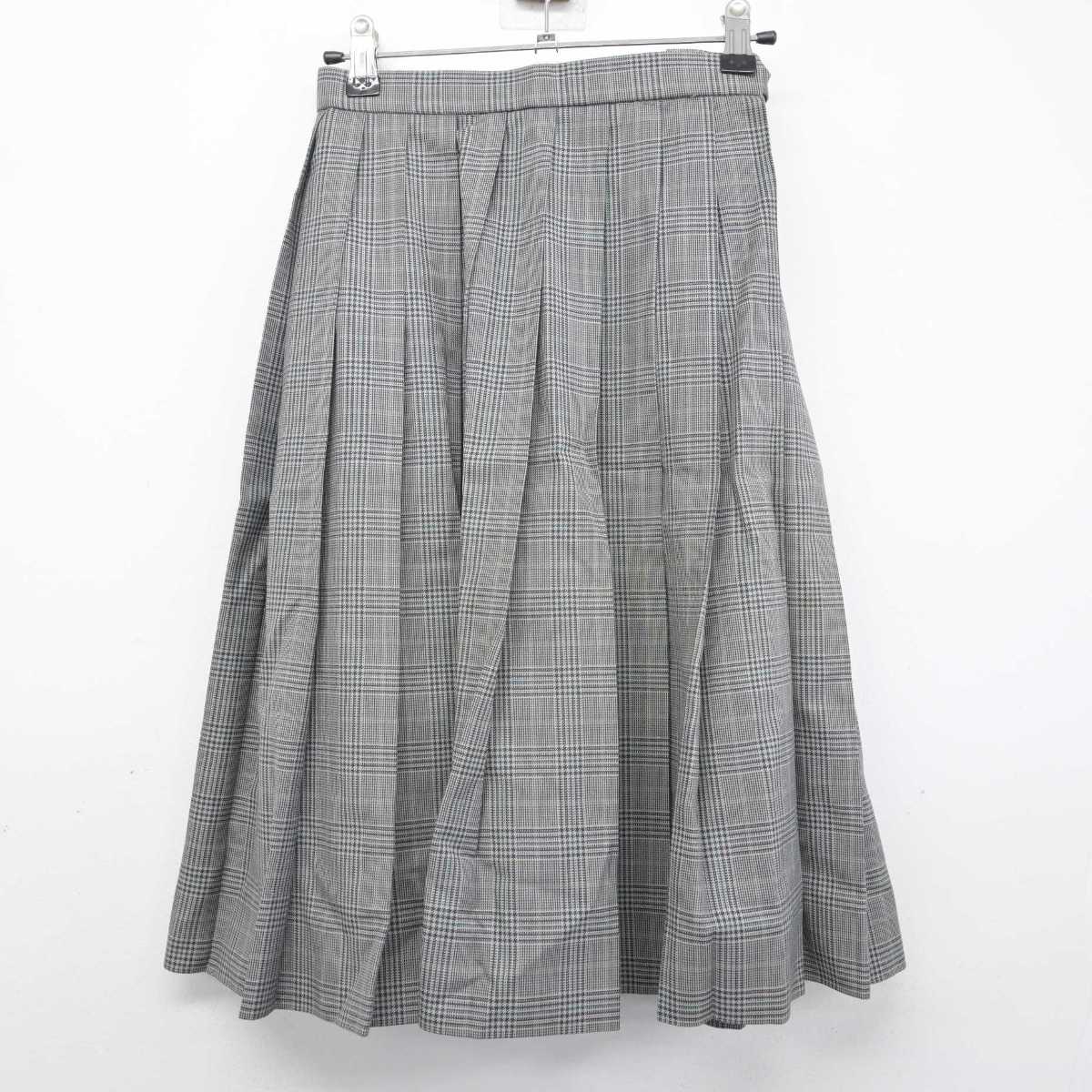 【中古】秋田県 協和中学校 女子制服 3点 (ブレザー・スカート) sf082675