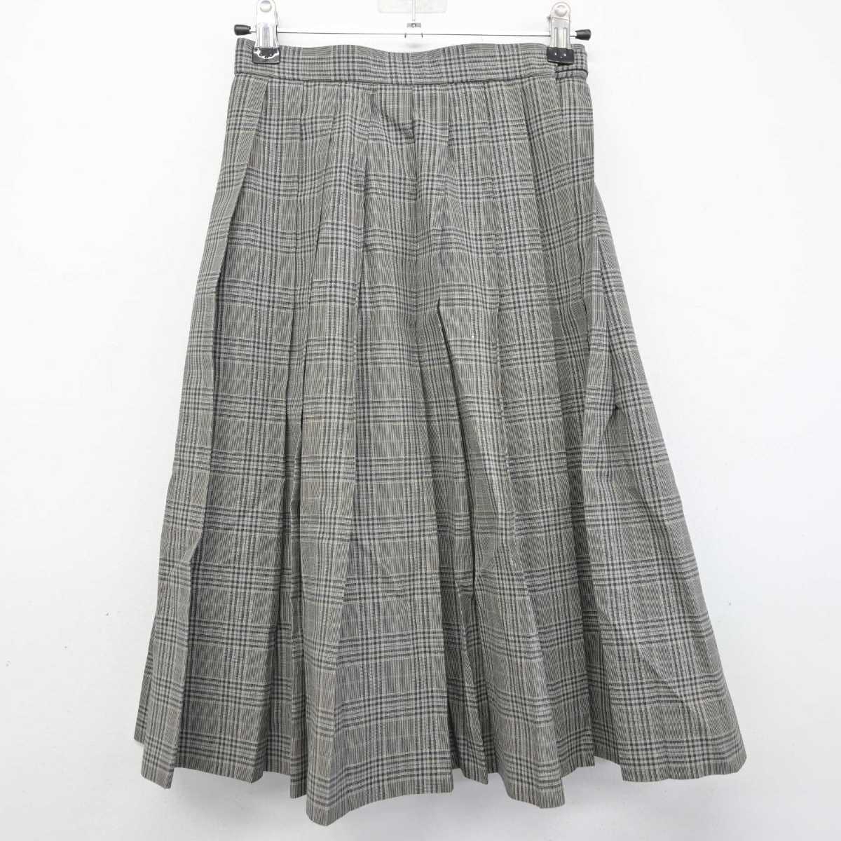 【中古】秋田県 協和中学校 女子制服 2点 (シャツ・スカート) sf082678