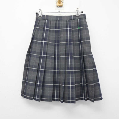 【中古】群馬県 前橋育英高等学校 女子制服 3点 (ニットベスト・シャツ・スカート) sf082706